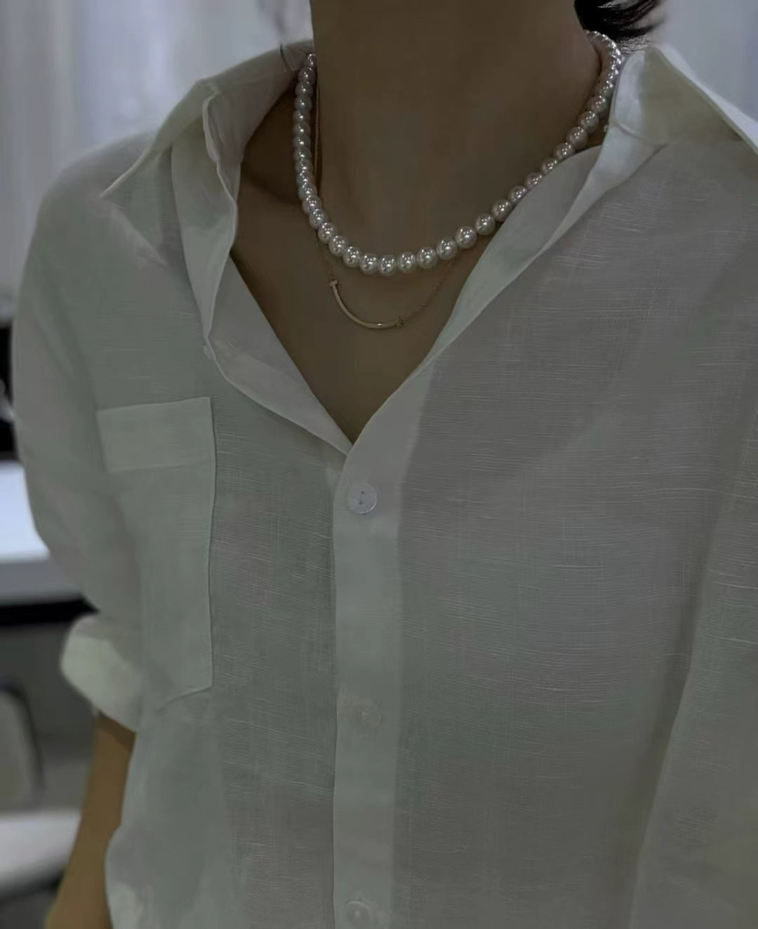 Genuine Australian luxurious hith quality Mother of Pearl Beaded Necklace 45cm, 925 Sterling Silver Lobster Clasp, Round High Luster Shell Pearl Choker Necklace for Women, Classic Elegant Wedding Daily Jewelry Gift, Available in 6mm/8mm/10mm/12mm Sizes