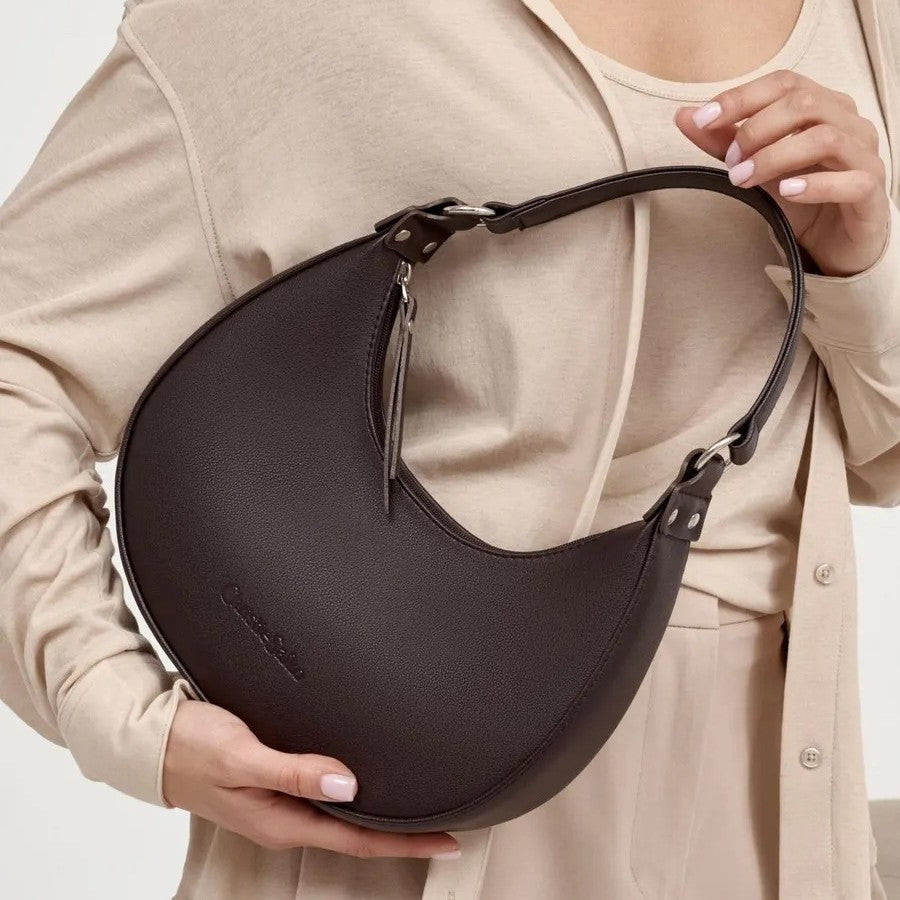Trendy Women's Half-Moon Crossbody & Handheld Bag – Stylish, Affordable Luxury, Premium Feel, Portable Shoulder Bag
