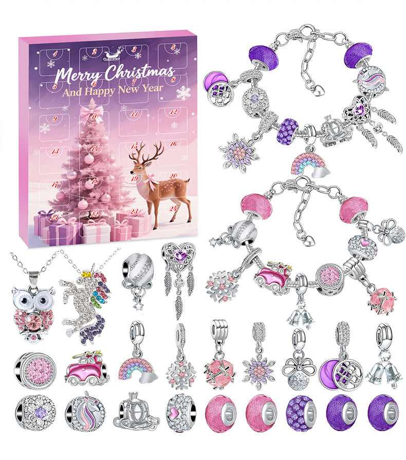 Christmas Jewelry Gift Set / Blind Box: Earrings, Studs, and Necklaces – Advent Calendar Style
