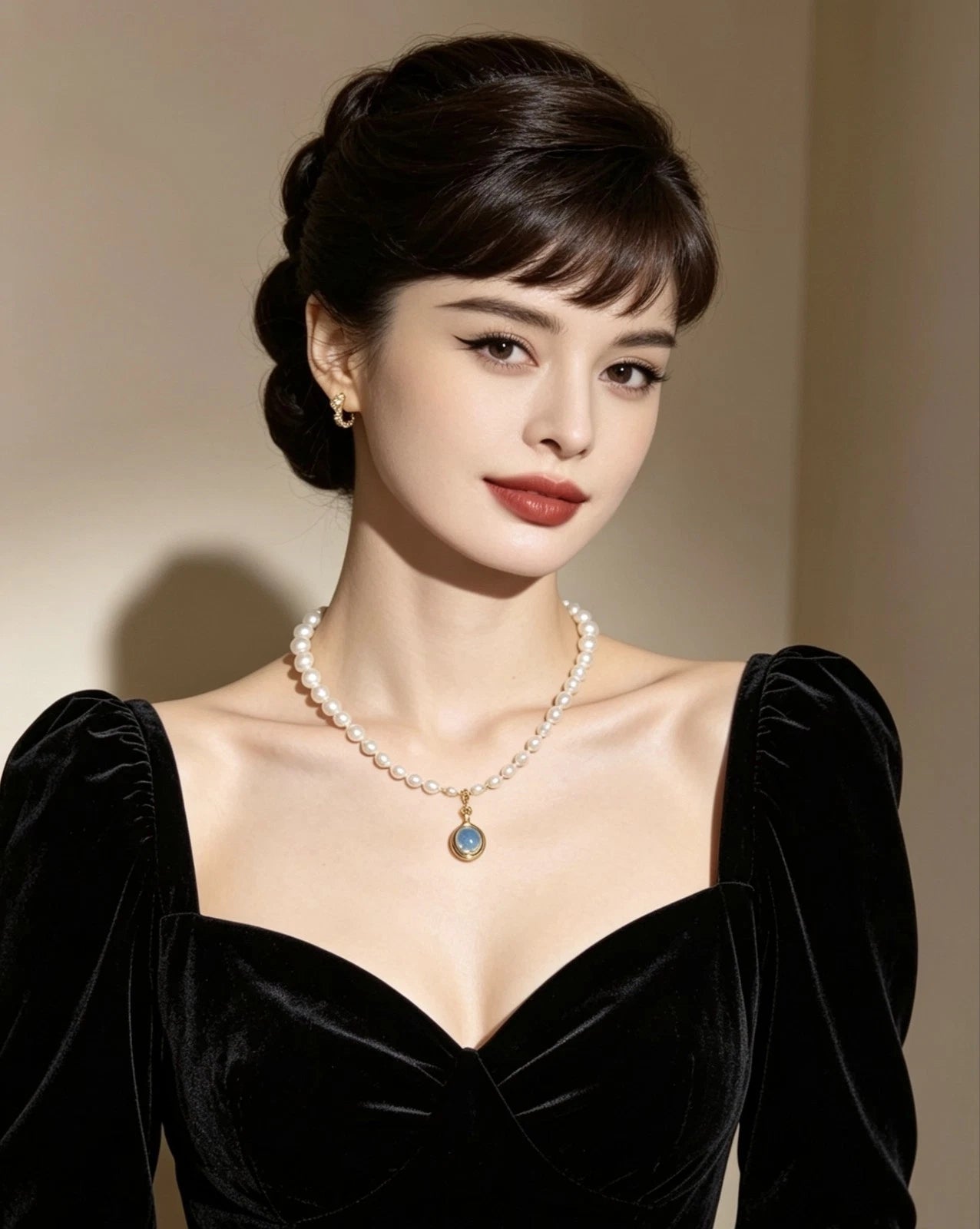 45cm Natural Baroque Freshwater Pearl Necklace, Removable Opal Pendant 14K Gold Plated Adjustable Chain Bridal Daily Jewelry
